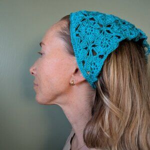 Bandana Belt triangle Boho Hair Scarf Retro Hair Kerchief Dreamcore Cottagecore